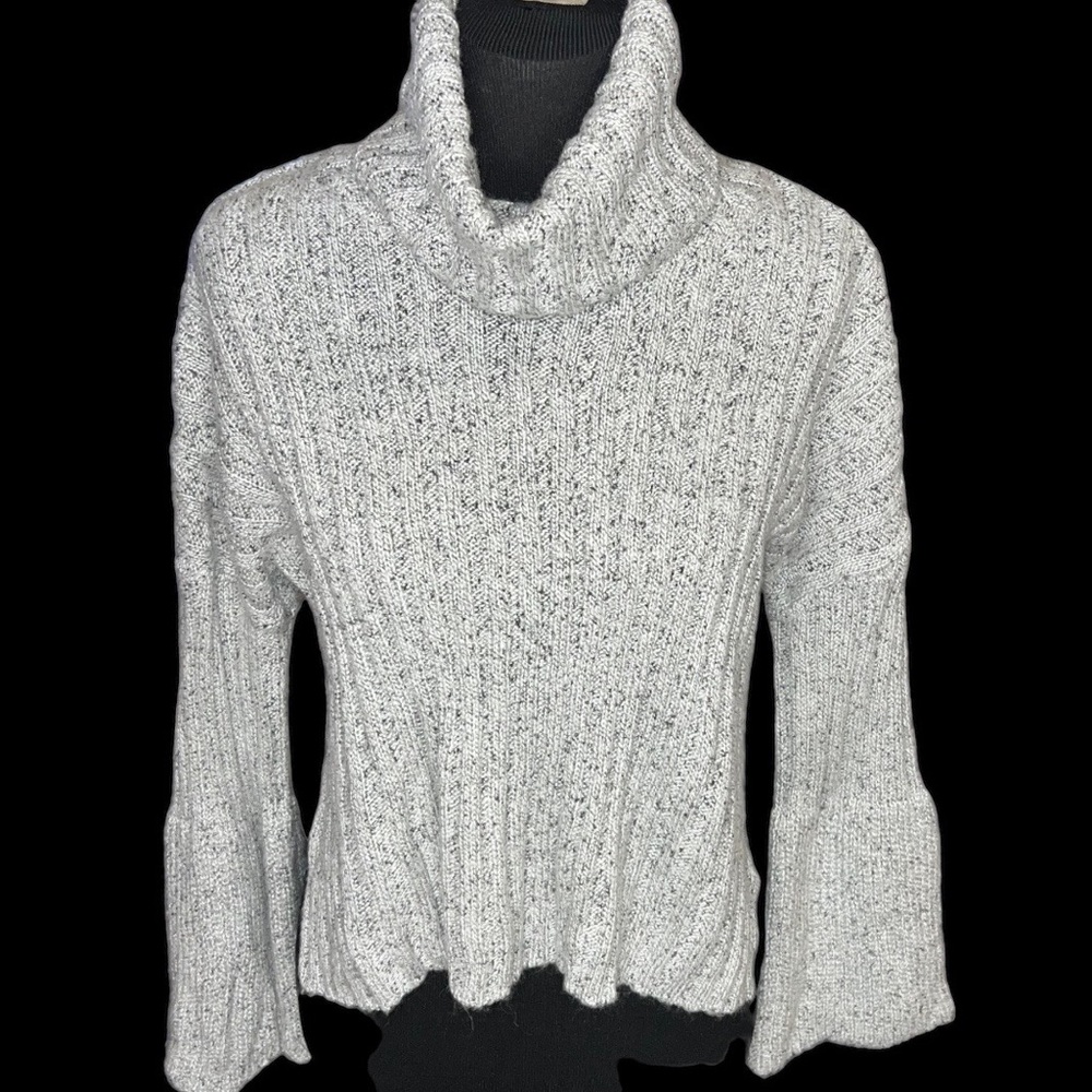 Hyfve Sweater Cowl Neck Light Gray Size M
